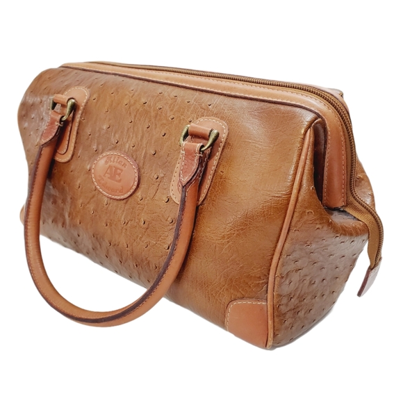 ALLEN EDWARD Handbag Vegan Leather Doctor's Tote Bag - Picture 2 of 13